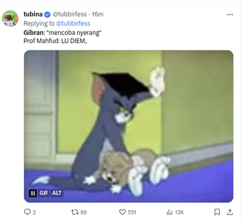 Meme Debat Cawapres, Gibran Kena Slepet Cak Imin dan Mahfud MD