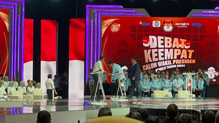 Debat keempat Pilpres 2024 (Anggi/detikcom)