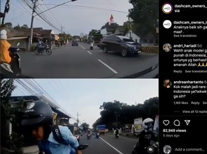 Salut dengan Etika Pelajar Ini Setelah Tabrak Mobil Orang Lain