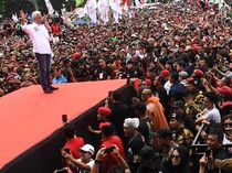 Kampanye Terakhir Ganjar di Semarang, Pendukung Dilarang Berknalpot Brong
