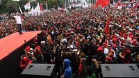 Ganjar Didampingi Megawati Kampanye Akbar Perdana Di Bandung