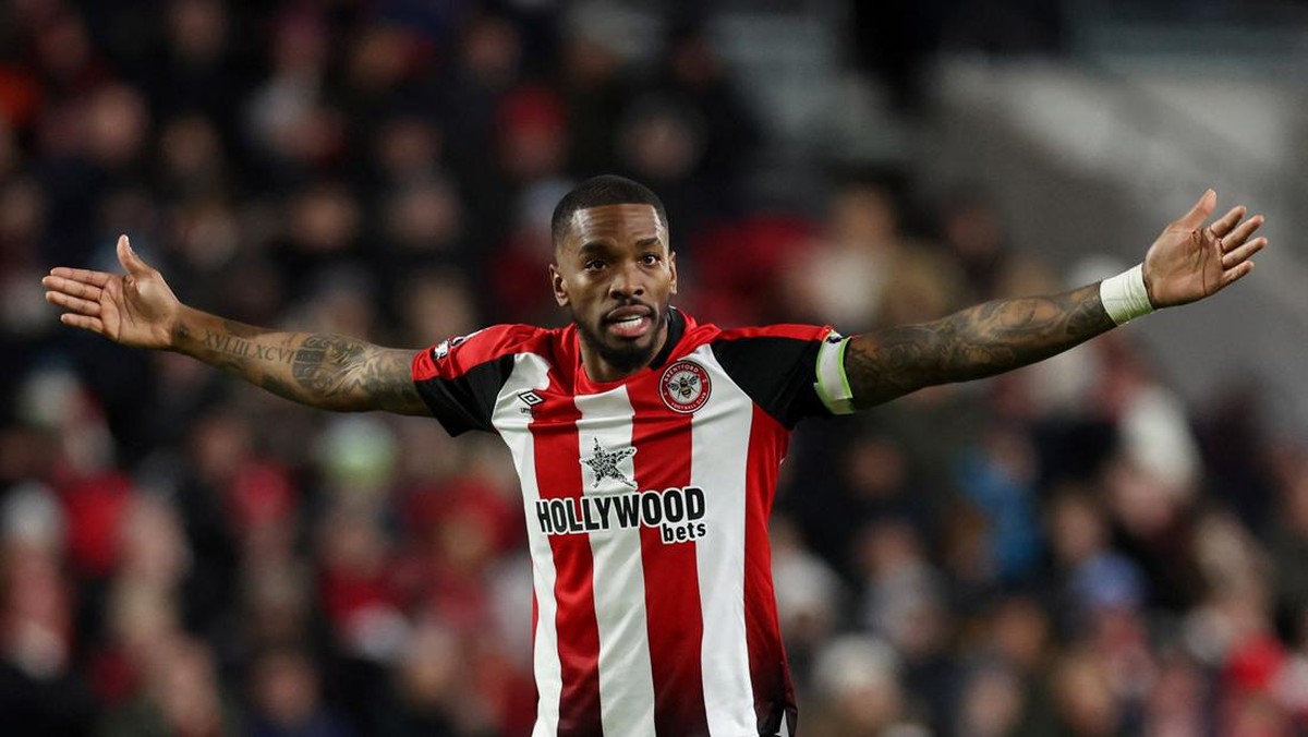 Ivan Toney comeback setelah delapan bulan absen, langsung bikin gol (REUTERS/DAVID KLEIN)