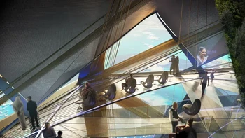 Drone pendakian akan dilengkapi jendela dan oksigen untuk penumpang. Foto: Jordan William Hughes via The Sun