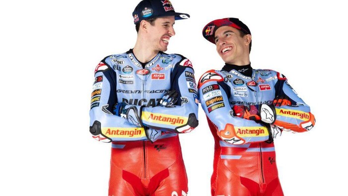Motor MotoGP Gresini Racing Tunggangan Marc dan Alex Marquez 2024