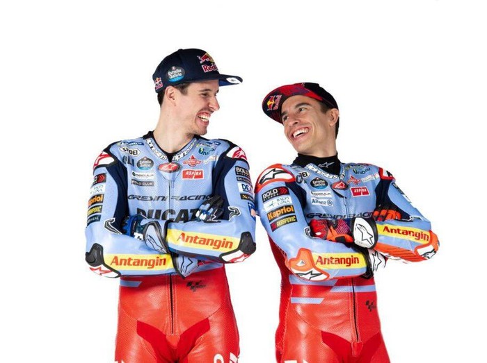 Motor MotoGP Gresini Racing Tunggangan Marc dan Alex Marquez 2024