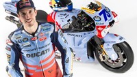 Selain itu, sponsor dari Indonesia yang memeriahkan motor Gresini Racing antara lain Antangin, Aspira, Federal Oil, MS Glow for Men, dan Bold Riders. Foto: Dok. Gresini Racing