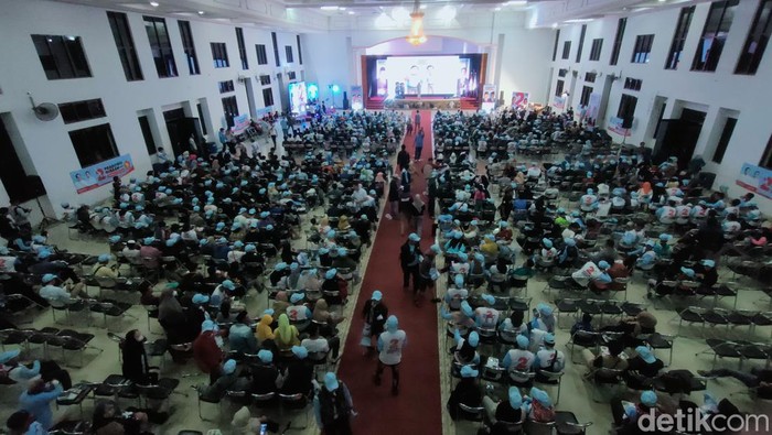Nobar debat cawapres di Cianjur.