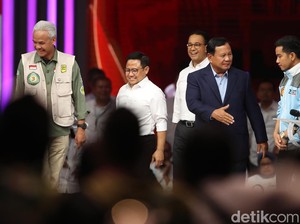 Hasil Quick Count 50,9% Charta Politika: Anies 26,25%, Prabowo 56,73%, Ganjar 17,00%