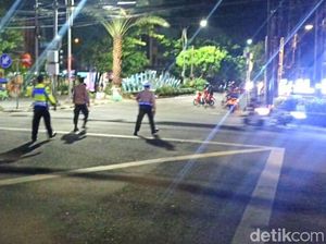 Pembalap Liar di Surabaya Kocar-kacir Saat Dibubarkan Polisi