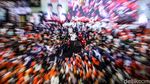 Anies Bakar Semangat Pendukung Saat Kampanye Akbar di Bogor