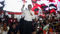 Anies mengajak relawan meyakinkan pemilih mencoblos capres nomor urut 1.