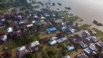 Ribuan Rumah Terendam Banjir Luapan Sungai Batanghari