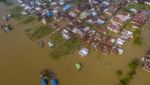 Ribuan Rumah Terendam Banjir Luapan Sungai Batanghari