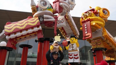 Beijing Bersolek Dekorasi Imlek