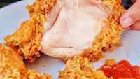 Renyah dan juicy dengan harga yang murah bisa didapatkan dari ayam Hisana Fried Chicken. Gerainya tersebar di Jabodetabek dengan harga mulai dari Rp 10.000 per potong. Foto: Istimewa/Instagram/Twitter