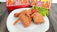 Kedai Magu Magu di Kalideres, Jakarta Barat menawarkan ayam goreng dengan saus yang variatif. Harga per potongnya dipatok mulai dari Rp 15.000an saja. Foto: Istimewa/Instagram/Twitter