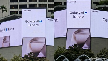 Perbandingan zoom 30x pada Galaxy S23 Ultra (kiri) vs S24 Ultra (kanan). Jadi pilih mana? Foto: Adi Fida Rahman/detikINET