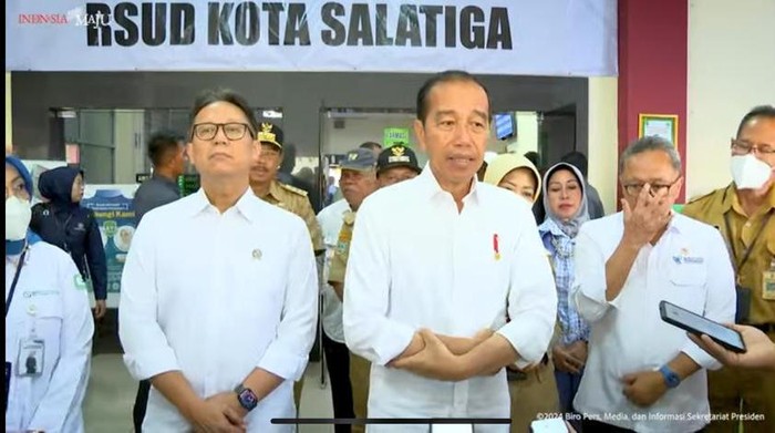 Jokowi di RSUD Salatiga