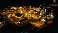 Beginilah potret udara fasilitas produksi Central Processing Plant (CPP) Donggi Pertamina EP Donggi Matindok Field di Banggai, Sulawesi Tengah.