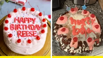 Upaya saya membuat ulang kue untuk ulang tahun pacar saya... Foto: Brightside