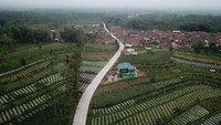 Ruas jalan ini sepanjang 18,2 km dengan anggaran Rp 31,9 milar.