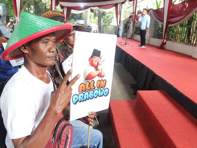 Momen Petani Bawang Merah Brebes Dukung Prabowo-Gibran