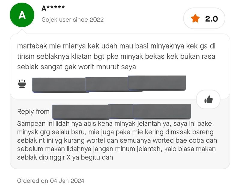 Penjual Kulit Hitam Ini Tanggapi Ulasan Buruk Pembeli di Aplikasi Online