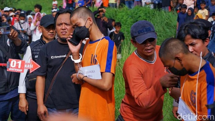 Prarekontruksi pembunuhan Arif Sriyono di Sasak Misran Klari