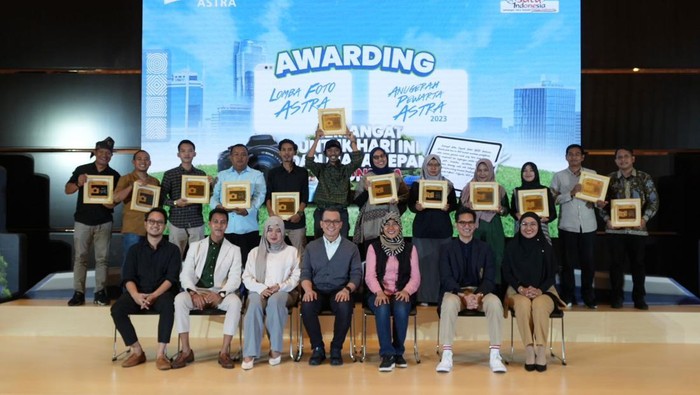 PT Astra International mengumumkan 84 pemenang Lomba Foto Astra dan Anugerah Pewarta Astra 2023 kategori umum dan wartawan pada hasil karya foto dan tulis.