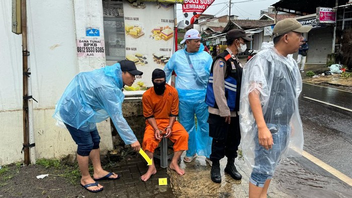 Rekonstruksi Pencuri Ternak Terungkap Gegara Temannya Tewas Terperosok di Lembang