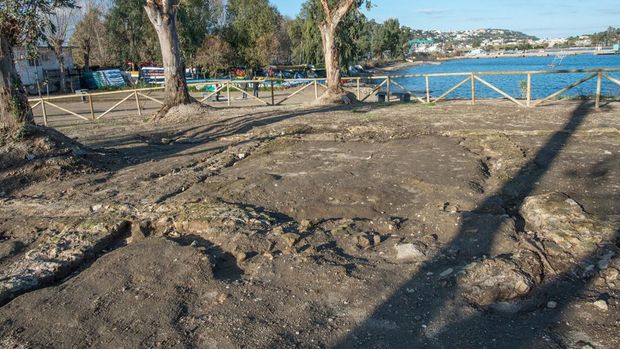 Reruntuhan rumah pantai di Italia/Comune Di Bacoli via CNN
