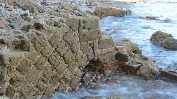 Reruntuhan rumah pantai di Italia/Comune Di Bacoli via CNN