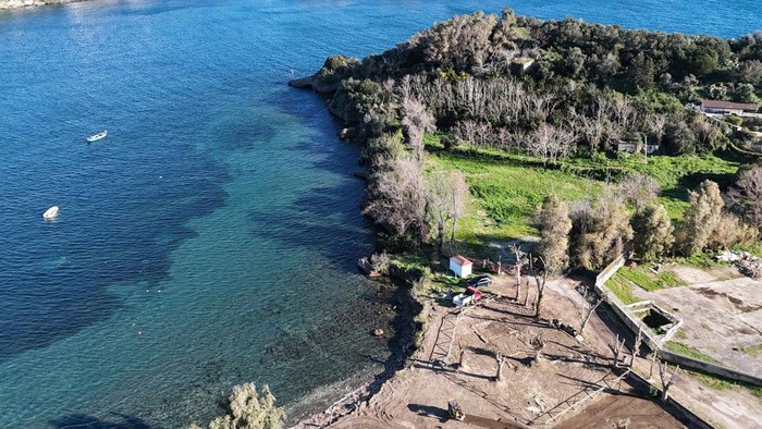 Reruntuhan rumah pantai di Italia/Comune Di Bacoli via CNN