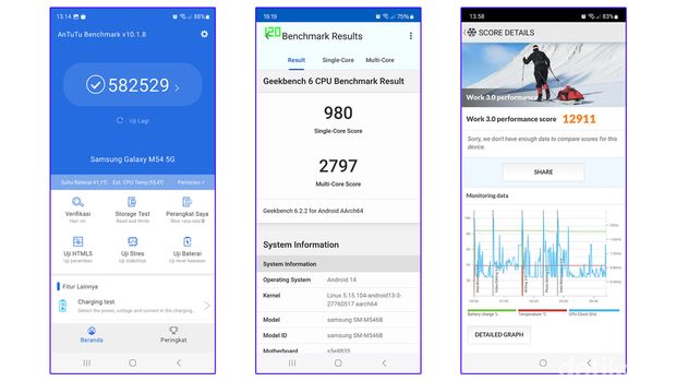 Samsung Galaxy M54 sepertinya bisa menjadi pilihan bagi kalian yang suka bikin konten foto dan video. Terlebih lagi HP ini handal kuat main game Android berat.