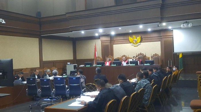 Sidang kasus korupsi pengadaan lahan rumah DP Rp 0 (Yogi/detikcom)