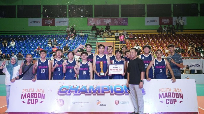 SMA 6 Jakarta juara Maroon Cup Basketball 2023