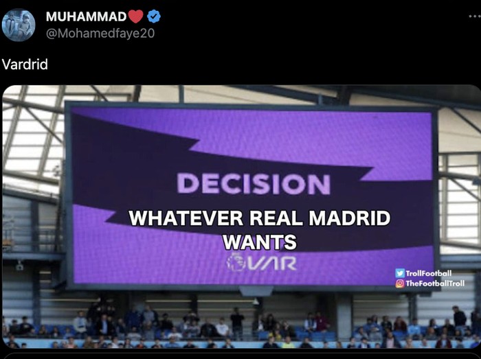 VAR di real madrid vs almeria