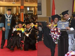 Kisah 2 Lulusan Penyandang Disabilitas yang Kompak Raih IPK Cumlaude dari UB
