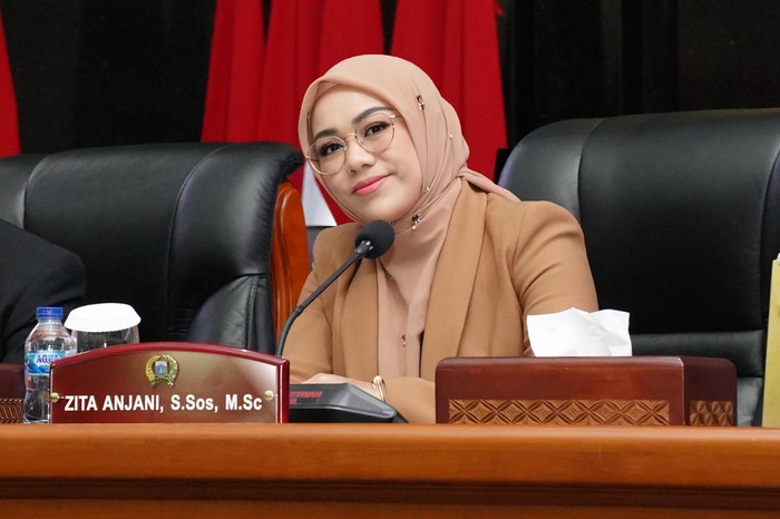 Wakil Ketua DPRD DKI Jakarta sekaligus Ketua DPP Partai Amanat Nasional (PAN) Zita Anjani