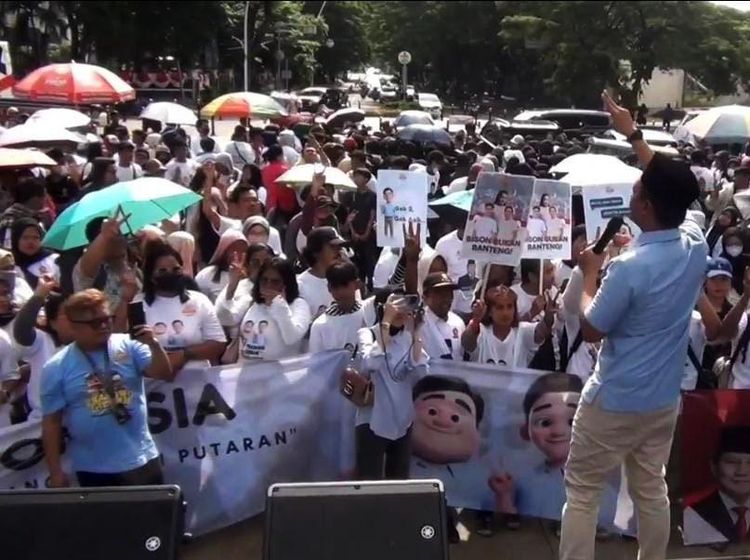 Apel Akbar Relawan Bison untuk Dukung Pemilu Satu Putaran