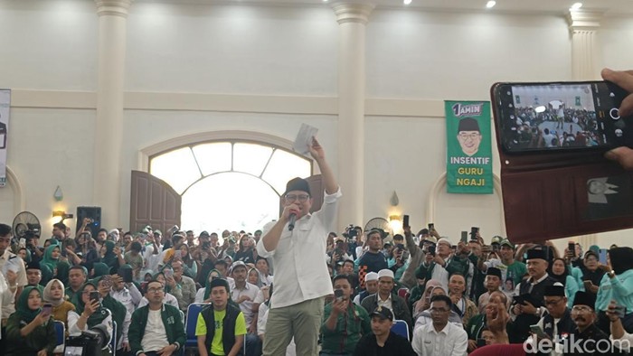 Cak Imin. (Rizky Adha Mahendra/detikcom).