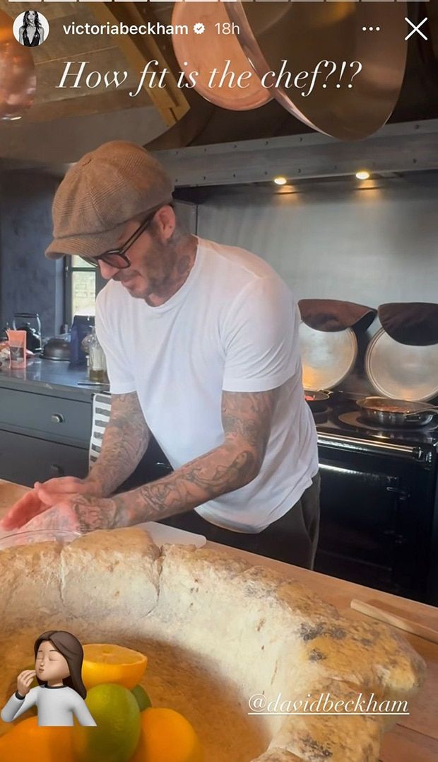 David Beckham masak menu spesial untuk keluarga Victoria Beckham