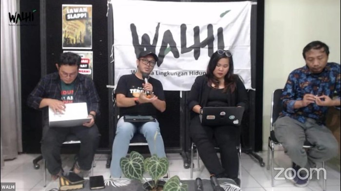 Diskusi Walhi soal jalannya debat Cawapres