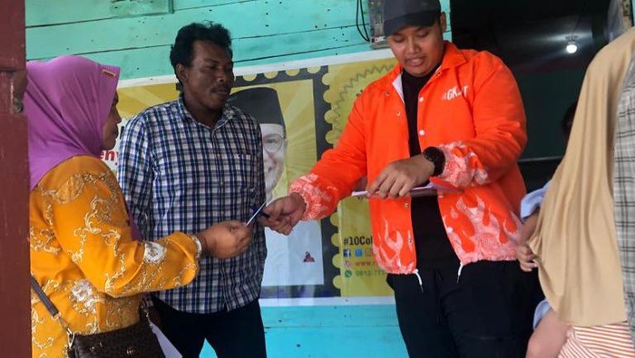 Dugaan money politik di kecamatan Belakang Padang, Batam.(Istimewa)