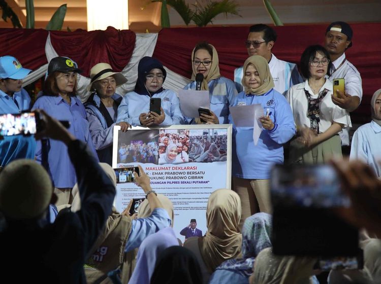 Emak-emak Prabowo Bersatu Deklarasikan Dukungan