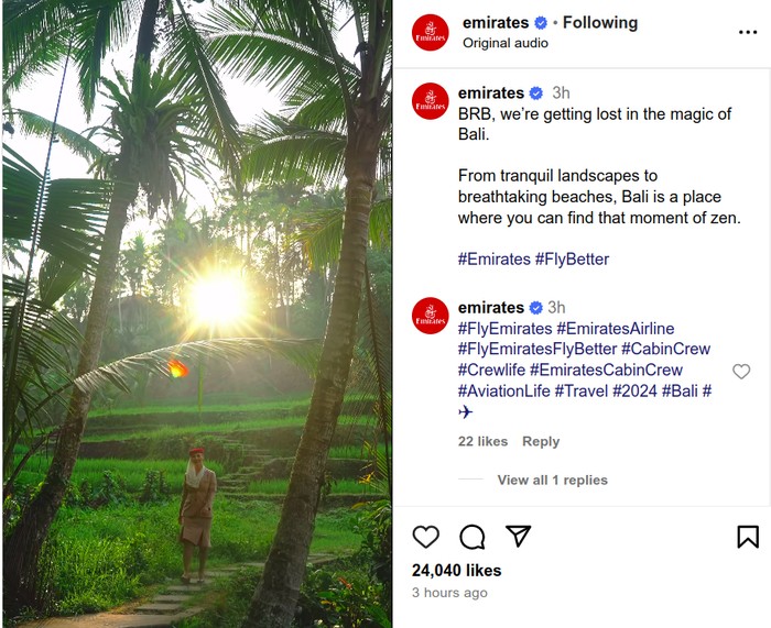 Emirates promosi Bali