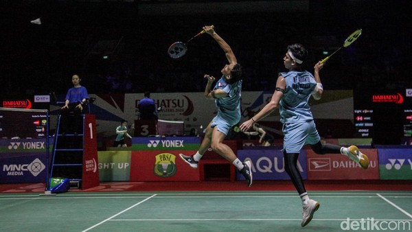 Fajar/Rian Segel 16 Besar Indonesia Masters 2024