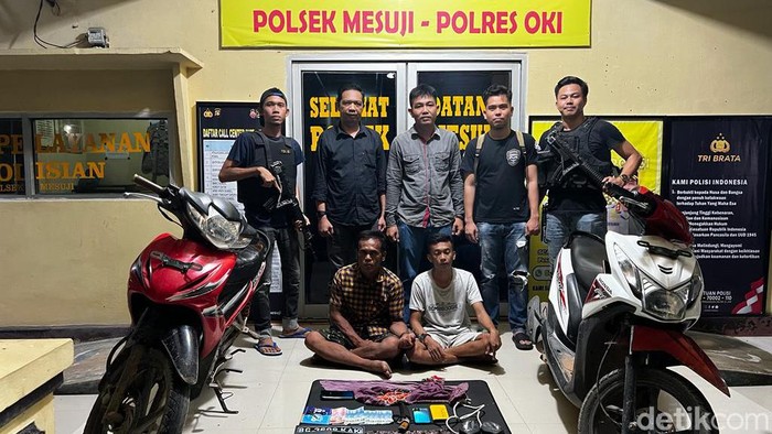 Hasan dan Ferli, pelaku perampokan yang menyekap wanita di OKI diamankan