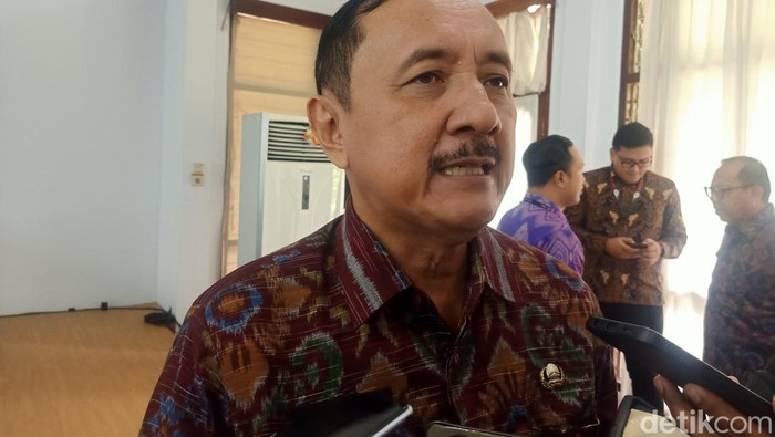 Kadispar Provinsi Bali Tjok Bagus Pemayun saat ditemui di kantor Dinas Pariwisata Provinsi Bali, Selasa (23/1/2024).