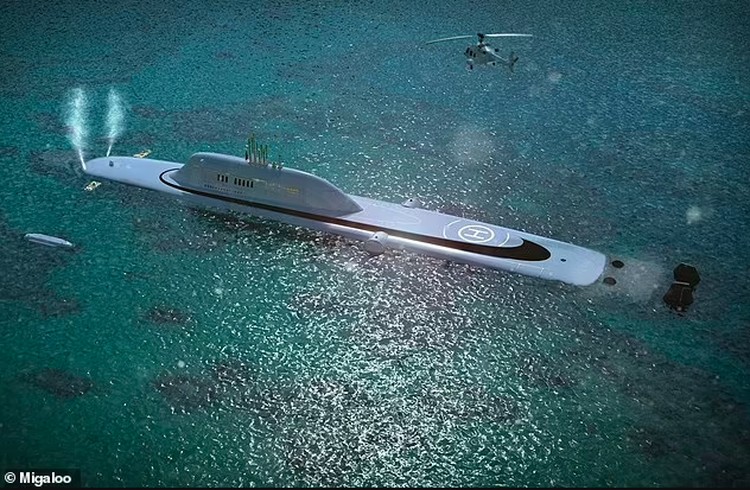 Kapal selam mewah Migaloo M5